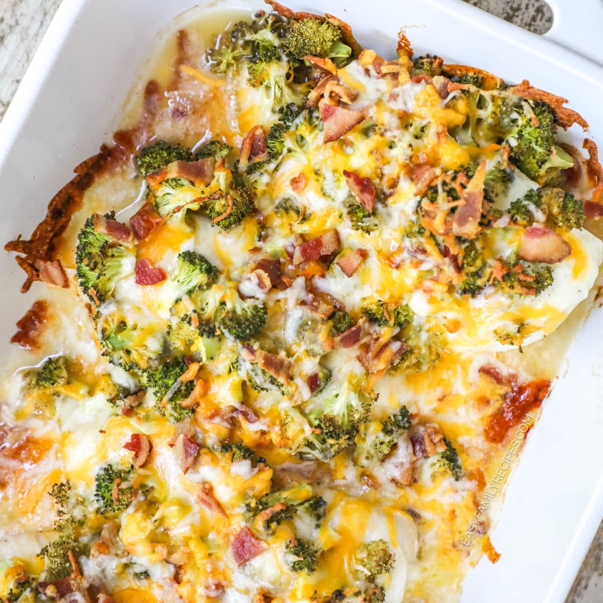 Cheesy Bacon Ranch Chicken with Broccoli