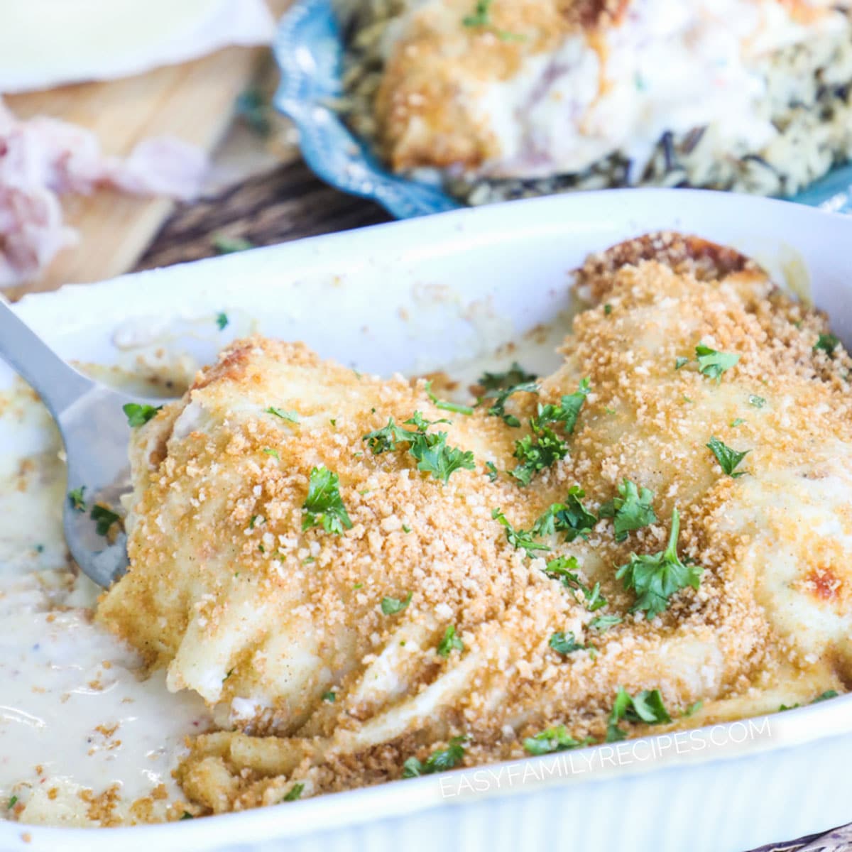 Easy Chicken Cordon Bleu Casserole