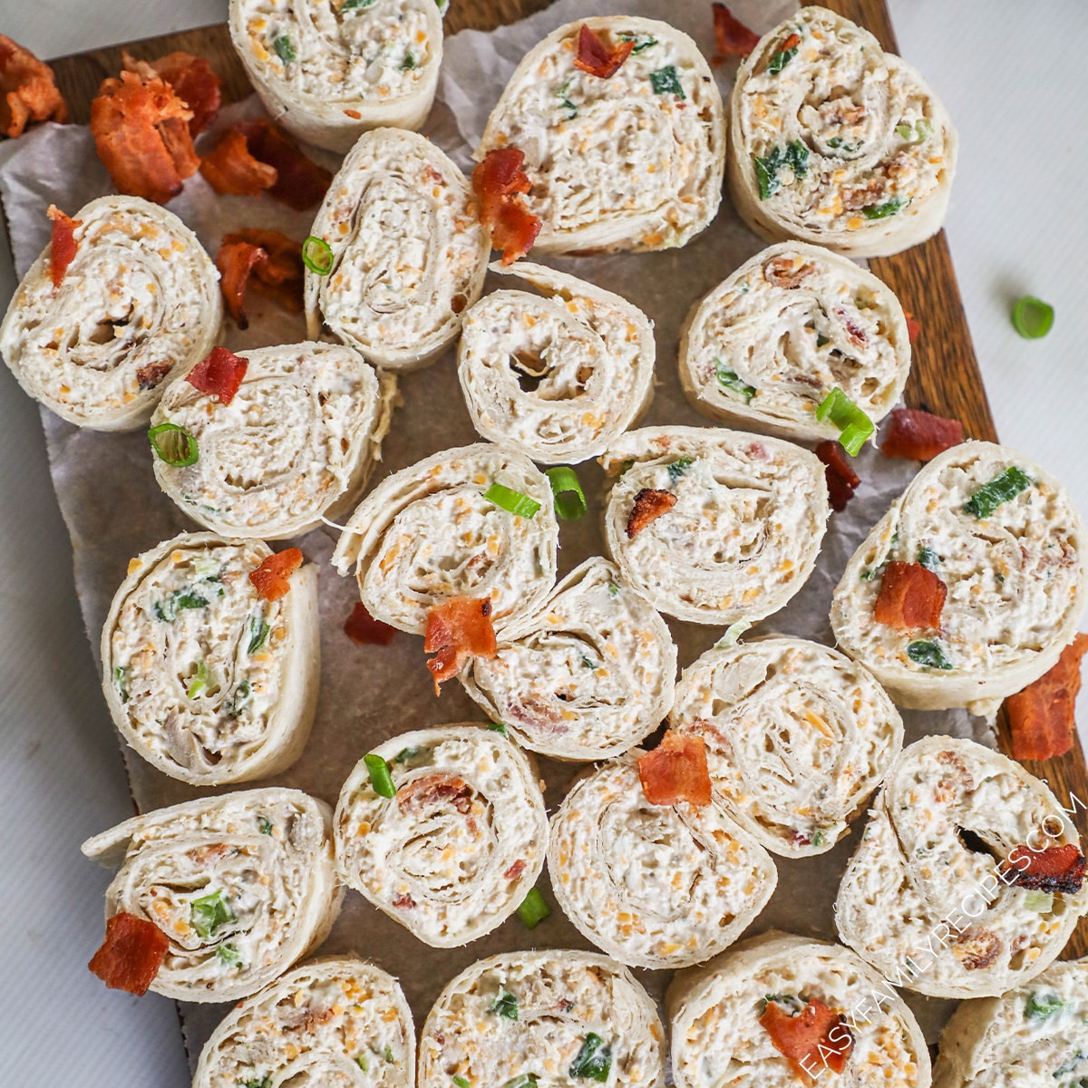 Chicken Bacon Ranch Pinwheels