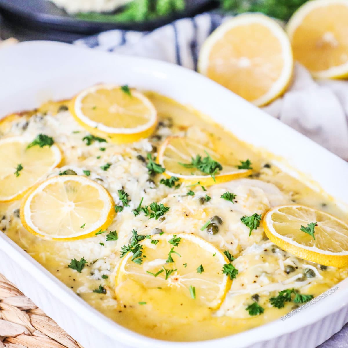 Easy Chicken Piccata Casserole