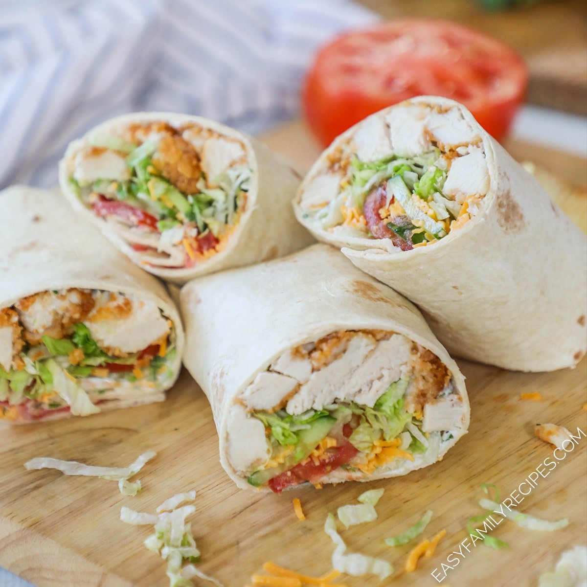 Chicken Tender Wraps