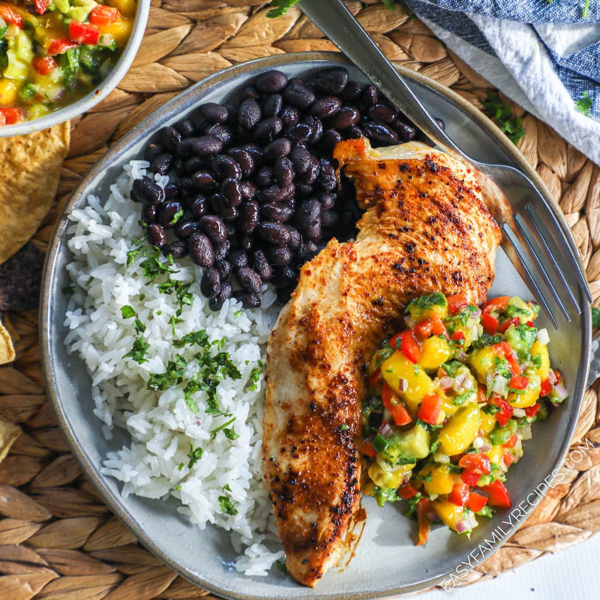 Chicken and Mango Salsa