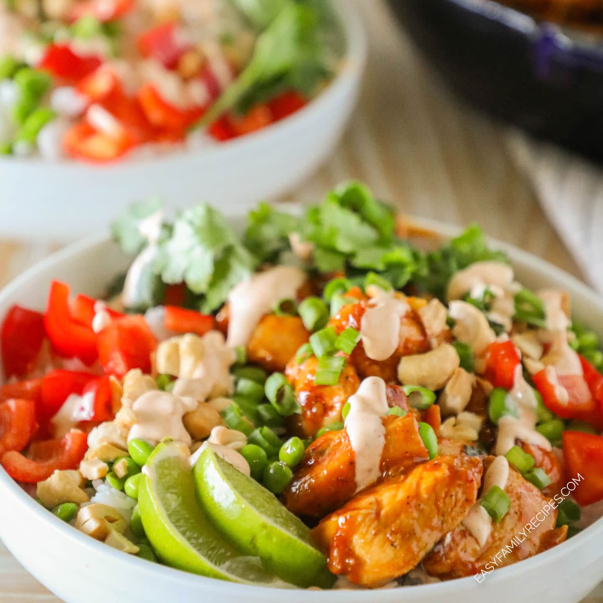 Chili Crunch Chicken Bowls
