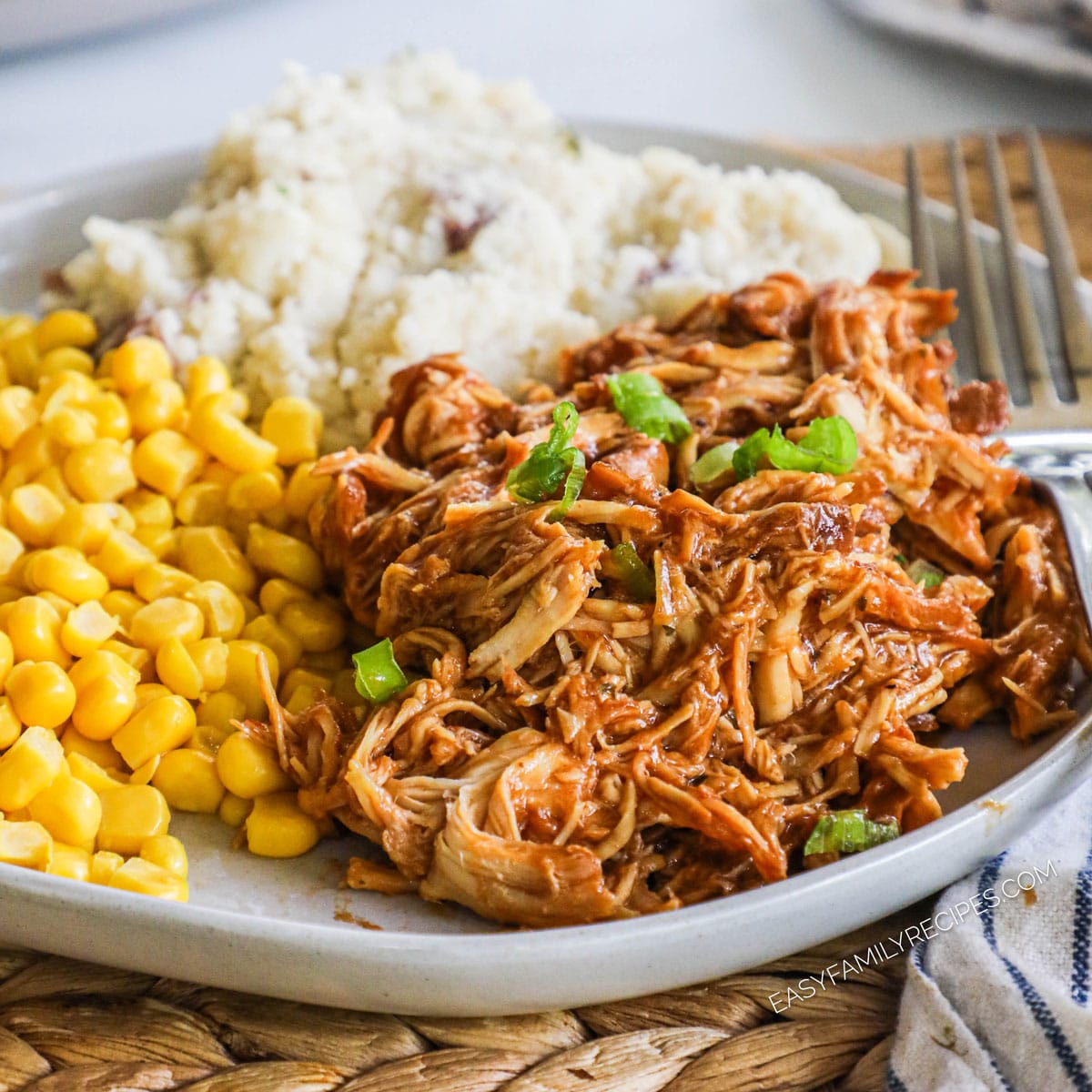Crock Pot BBQ Chicken – 3 Ingredients!
