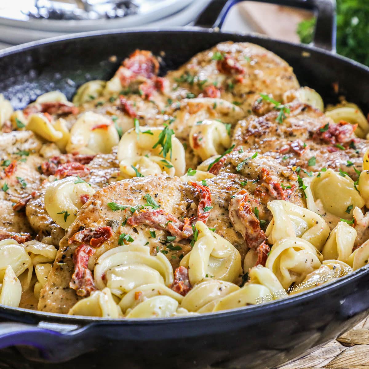 Marry Me Chicken and Tortellini