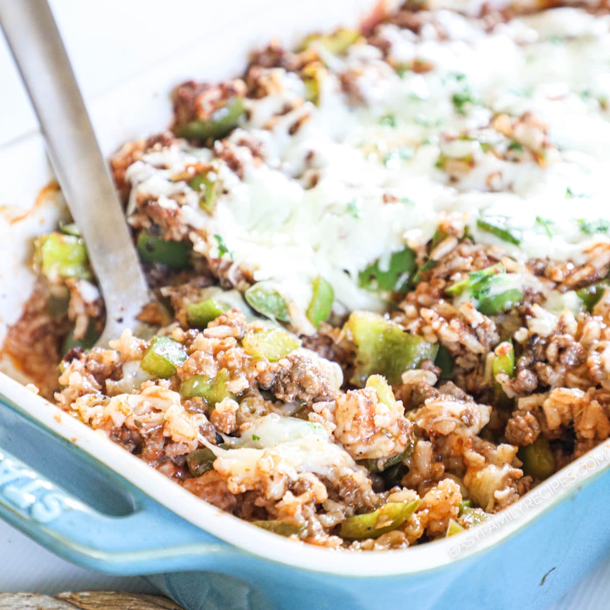 Oven Baked Stuffed Pepper Casserole